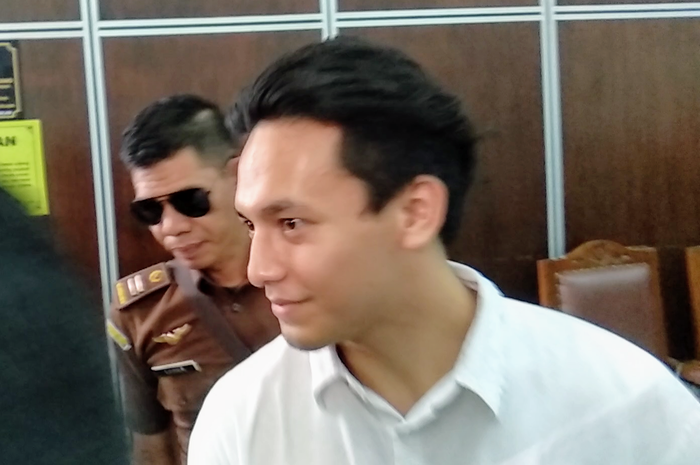 Jefri Nichol saat ditemui di Pengadilan Negeri Jakarta Selatan, Rabu (18/9/2019).