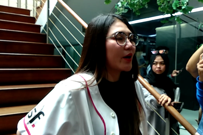 Via Vallen saat Grid.ID jumpai di kawasan Senayan, Jakarta Pusat, Jumat (20/9/2019).
