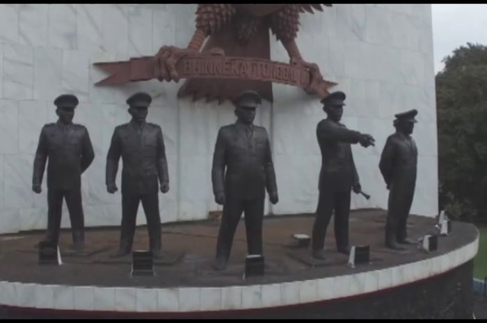 Monumen Pancasila Sakti di Lubang Buaya.