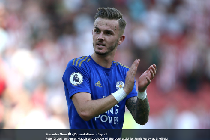 Gelandang serang Leicester City, James Maddison.