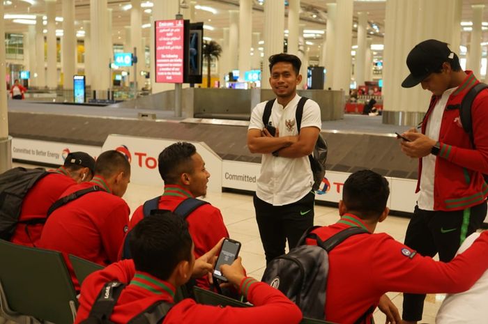 Timnas Indonesia bertolak ke Dubai, Kamis (3/10/2019) dini hari.