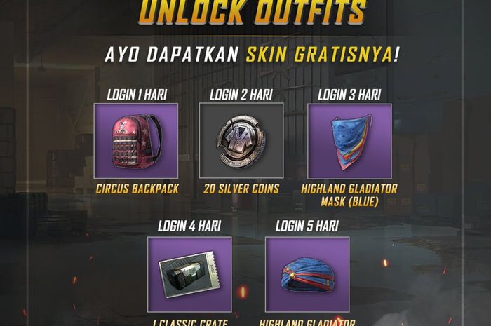 Fall Login Unlock Outfit PUBGM