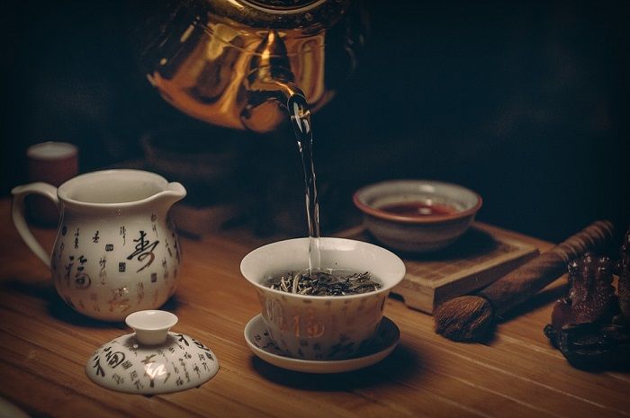 Tea Illustration - this is how to deal with rising blood sugar levels with tea ingredients