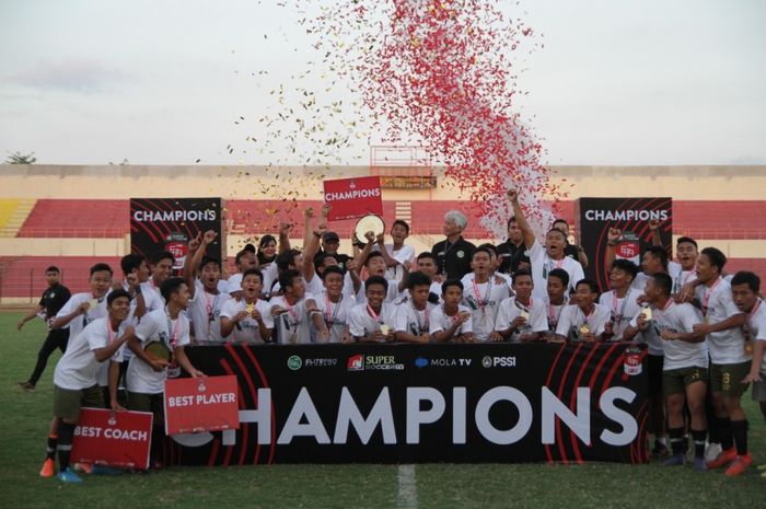 PS Tira-Persikabo U-16 keluar menjadi juara Elite Pro Academy (EPA) U-16 2019 setelah mengalahkan Bhayangkara FC di Stadion Sultan Agung Bantul, DI Yogyakarta, Minggu (6/10/2019).