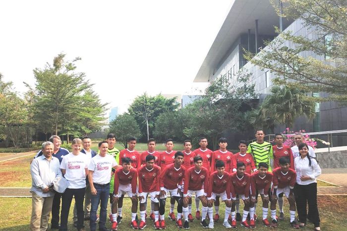 Skuat Garuda Select jilid kedua di Kedubes Inggris, Jakarta Selatan, Selasa (8/10/2019).