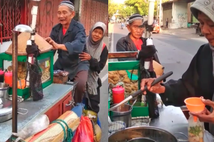 Hasil gambar untuk foto kakek nenek berjualan sampai usia senja