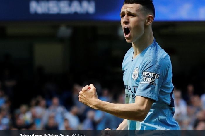 Wonderkid Manchester City, Phil Foden, lahir dan tumbuh di tengah keluarga yang mendukung Manchester United.