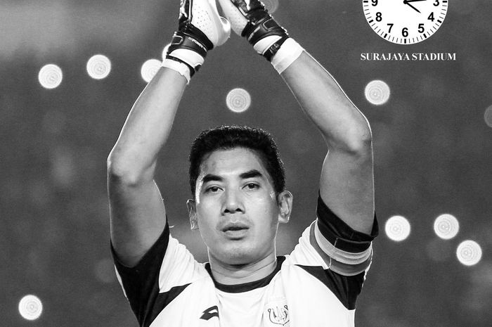 Almarhum Choirul Huda, kiper Persela Lamongan yang wafat pada laga melawan Semen Padang, Minggu (15/10/2017).