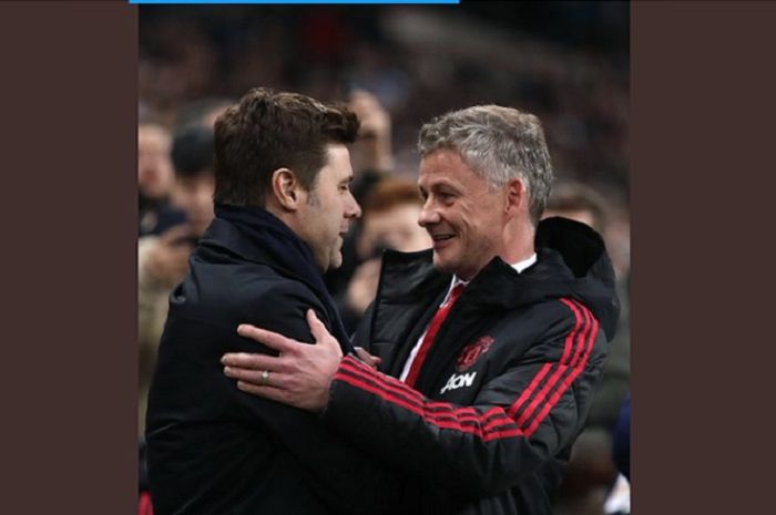 Mauricio Pochettino (kiri) dan Ole Gunnar Solskjaer (kanan) akan segera disingkar dari kursi kepelatih klub masing-masing. 