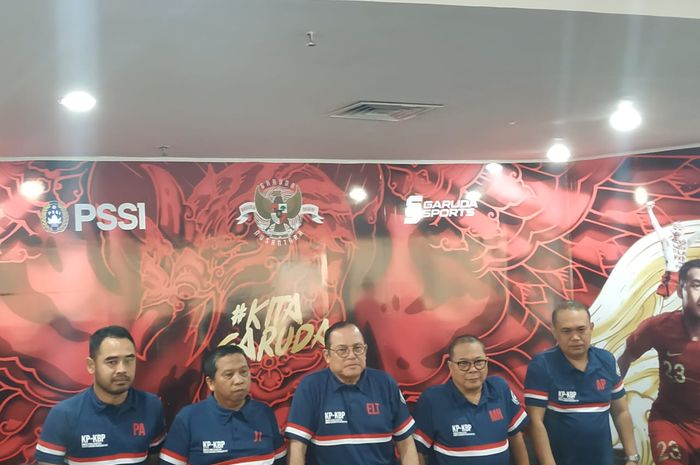 Pengumuman Komite Banding Pemilihan (KBP) PSSI di Kantor PSSI, Jakarta, Jumat (18/10/2019).