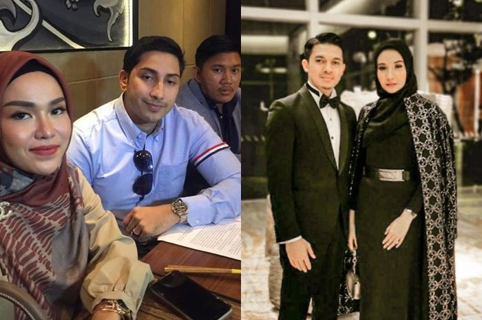 Kolase Medina Zein bersama suami, Lukman Azhari serta tim pengacara, dengan Irwansyah dan Zaskia Sungkar
