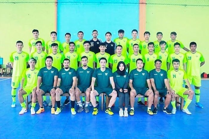 Skuat timnas futsal Indonesia untuk gelaran Piala AFF Futsal 2019.