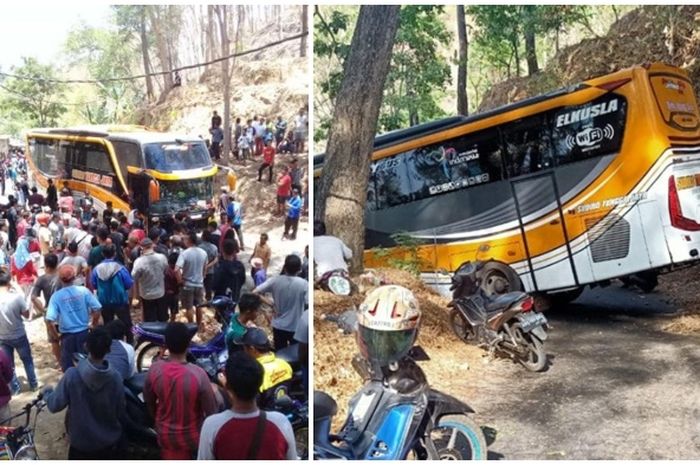 Bus AKAP tersesat di hutan Wonogiri, Jawa Tengah setelah seorang wanita cantik duduk di samping supir.