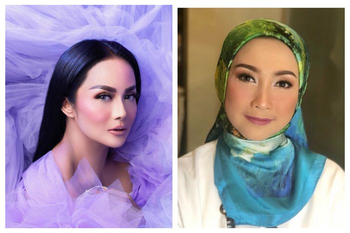 Adu Gaya Desy Ratnasari vs Krisdayanti Saat Hadiri Pelantikan Presiden