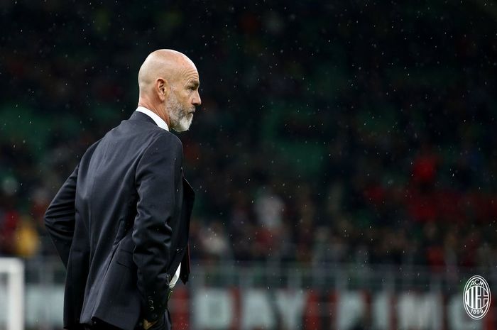 Pelatih AC Milan, Stefano Pioli.