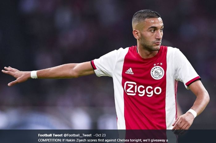 Winger Ajax Amsterdam, Hakim Ziyech.