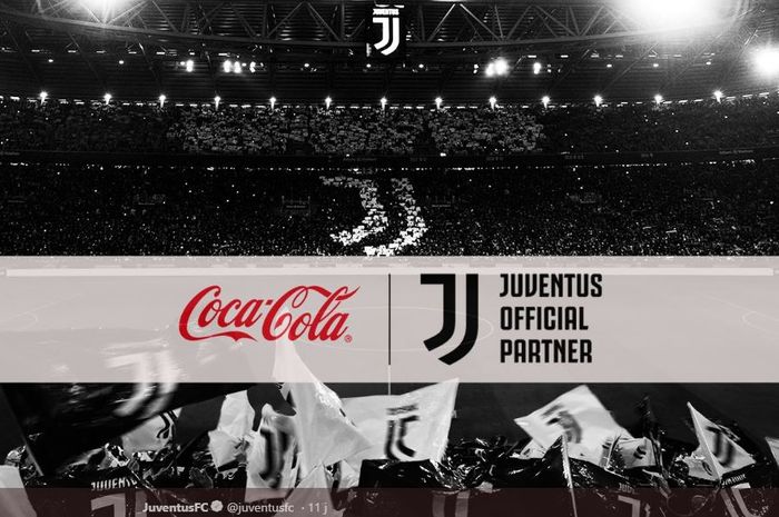 Coca-Cola resmi bekerja sama dengan Juventus.