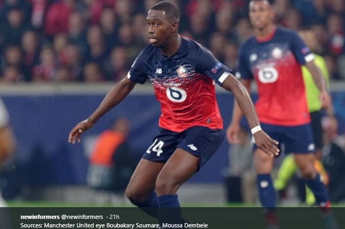 Gelandang muda milik Lille, Boubakary Soumare, dikabarkan tengah diincar oleh Manchester United.