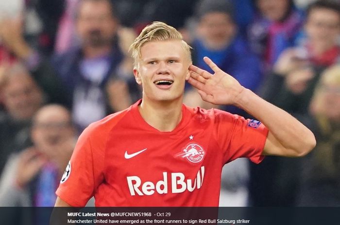 Striker muda milik Red Bull Salzburg, Erling Braut Haaland, yang tengah diminati tim-tim besar Eropa.