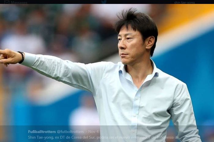 Shin Tae-yong, eks pelatih timnas Korea Selatan.