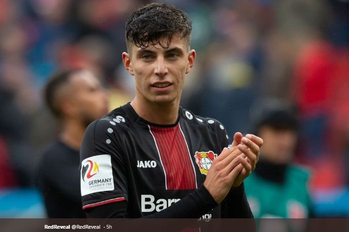 Gelandang serang milik Bayer Leverkusen, Kai Havertz.