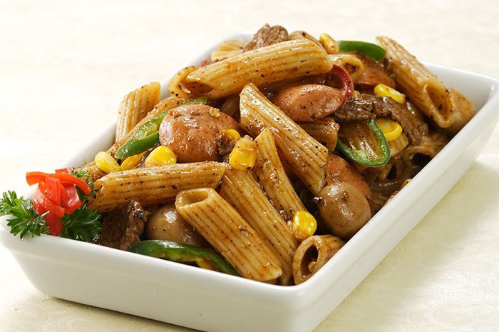 Resep Penne Tumis Merica Hitam Enak, Menu Sarapan Kilat 