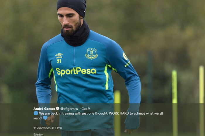 Pemain Everton, Andre Gomes.