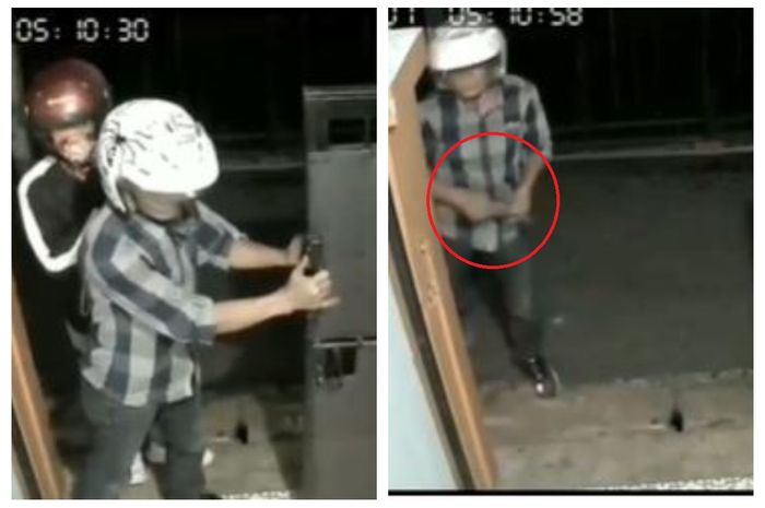 Viral Detik-detik Perampok Bersenjata Api Menyatroni Rumah Kost, Beruntung Segera Diketahui Tuan Rumah