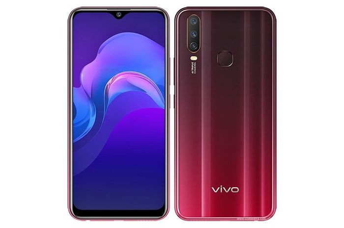 Vivo y12s warna biru