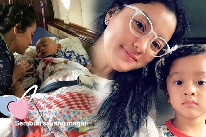 Awalnya Dikira Flu, Ternyata Anak Marcella Zalianty Kena Tumor Otak