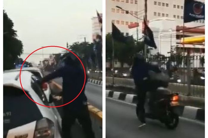 Viral Detik-detik Penjambretan di Jalan Raya pada Sore Hari