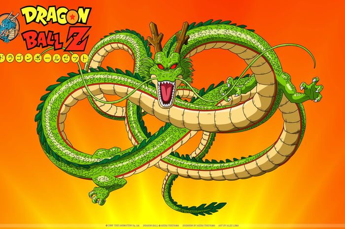 Naga Shenron dari manga/anime Dragon Ball.