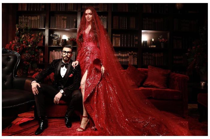 Rayakan Ulang Tahun Pernikahan Pertama, Deepika Padukone dan Ranveer
