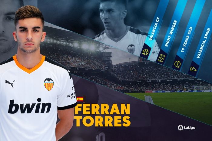 Ferran Torres, bintang masa depan LaLiga yang kini membela Valencia