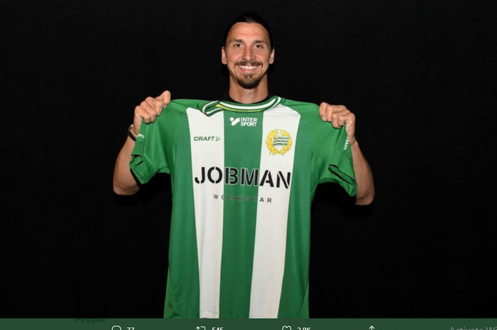 Zlatan Ibrahimovic menjadi salah satu pemilik klub Swedia, Hammarby.