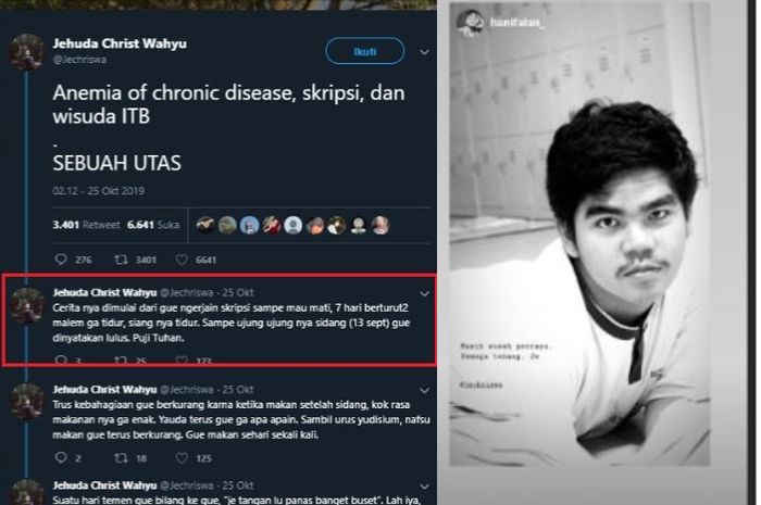 Jehuda Christ Wahyu dan curhatannya yang viral
