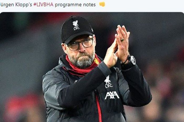 Pelatih Liverpool, Juergen Klopp.