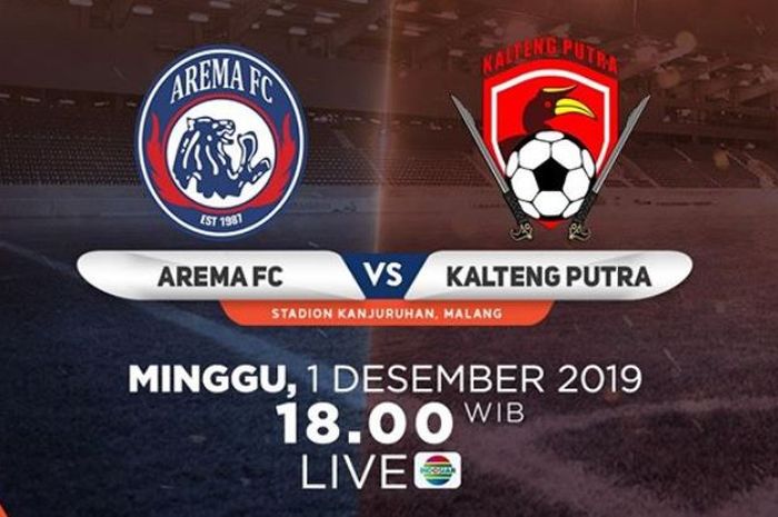Arema FC vs Kalteng Putra