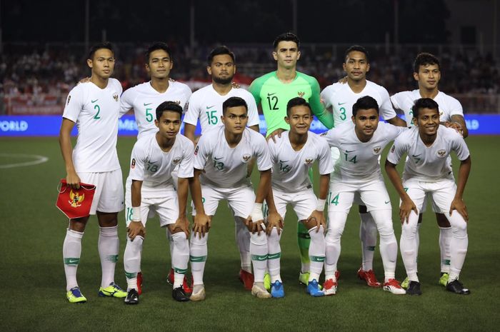 Skuat timnas U-22 Indonesia melawan Vietnam pada lanjutan laga Grup B SEA Games 2019