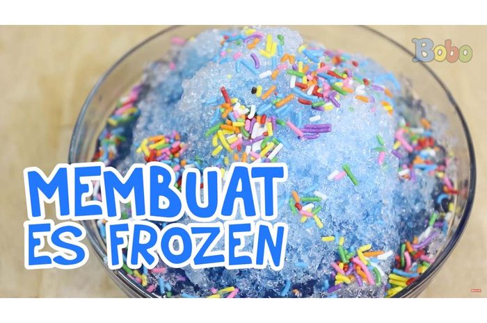 Sedang Demam Frozen II, Kita Coba Buat Dessert Es Frozen, yuk! Bobo