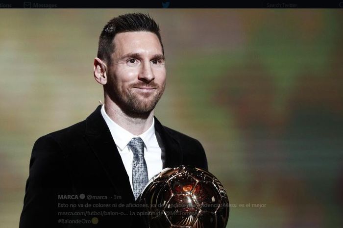 Setelah meraih trofi Ballon d'Or 2019, Lionel Messi sempat dikabarkan beri kode pensiun.