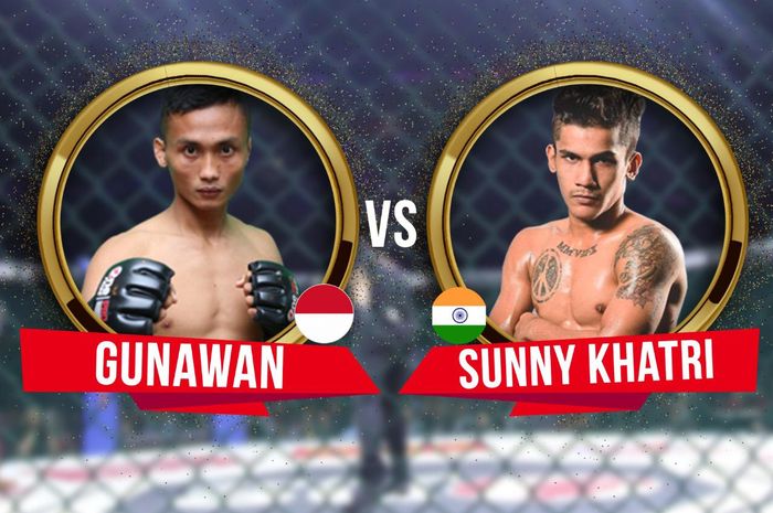 Gunawan Sutrisno sang juara kelas straw akan bertarung melawan Sunny Khatri dari India