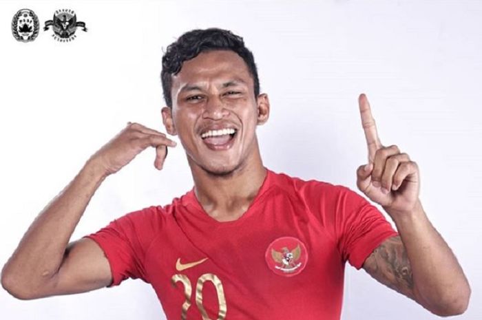 Pemain timnas U-22 Indonesia, Osvaldo Haay sempat perlihatkan aksi tengil di laga semifinal SEA Games 2019 melawan Myanmar.