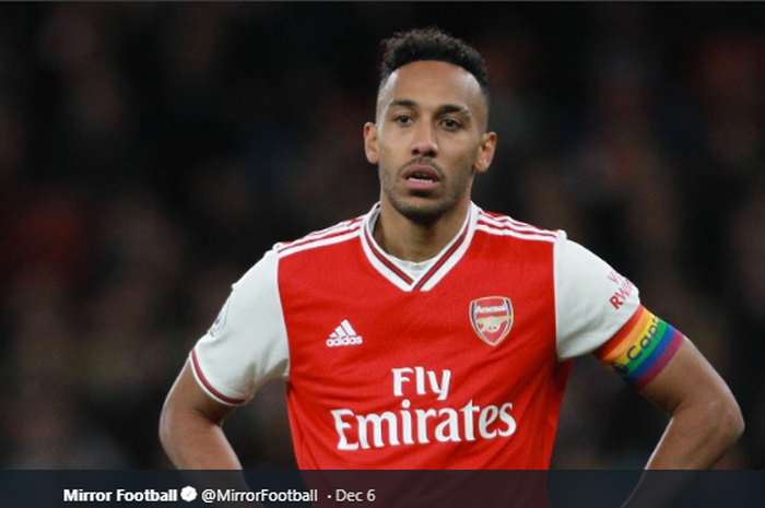 Striker dan tim Arsenal, Pierre-Emerick Aubameyang