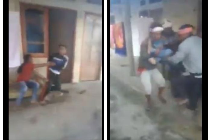 Video viral wanita dipaksa