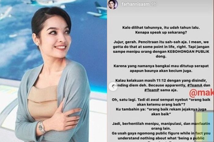 Penuh Pencitraan Borok Pramugari Sisi Asih Turut Dibongkar Sosok Ini Disebut Mirip Puteri Novita Tidak Tahu Diri Munafik Dan Manipulatif Semua Halaman Grid Fame