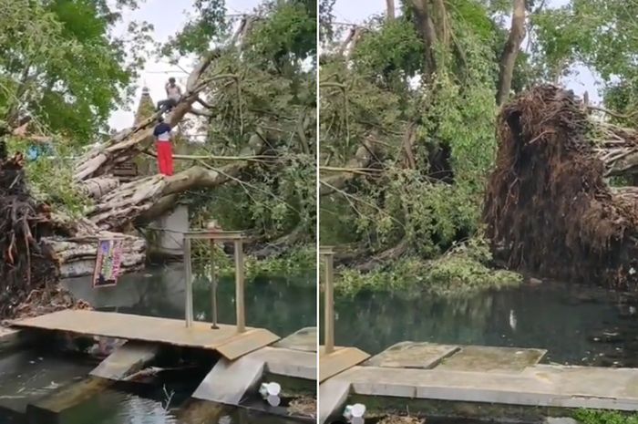 Porak Poranda Akibat Angin Puting Beliung Tempat Wisata