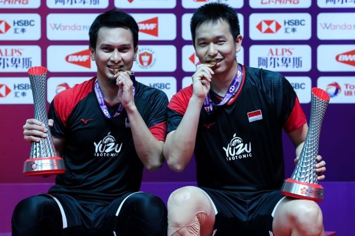 Pasangan ganda putra, Mohammad Ahsan/Hendra Setiawan, menjadi wakil Indonesia terakhir yang menjuarai BWF World Tour Finals pada 2019. Paceklik gelar diharapkan bisa berakhir pada tahun ini.