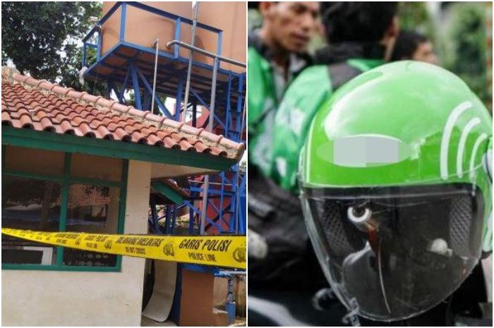 Kolase gambar tribunjabar/syarif pulloh anwari dan ilustrasi driver ojol via Tribunnews