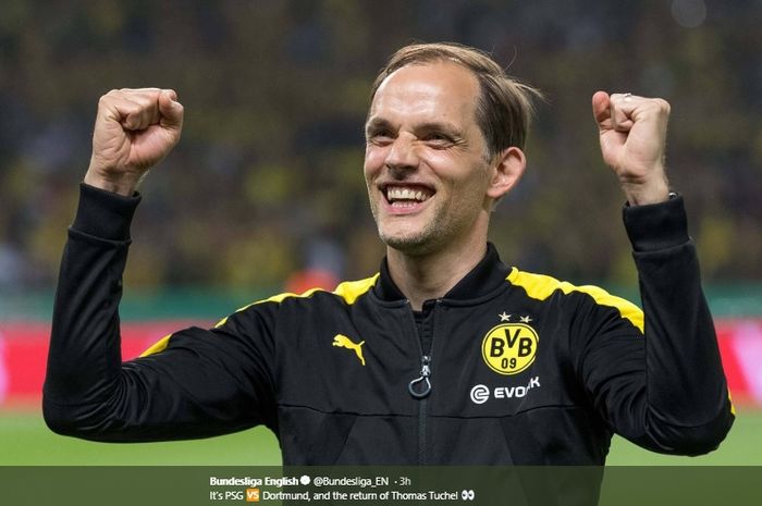Thomas Tuchel sewaktu masih menjabat sebagai pelatih Borussia Dortmund.